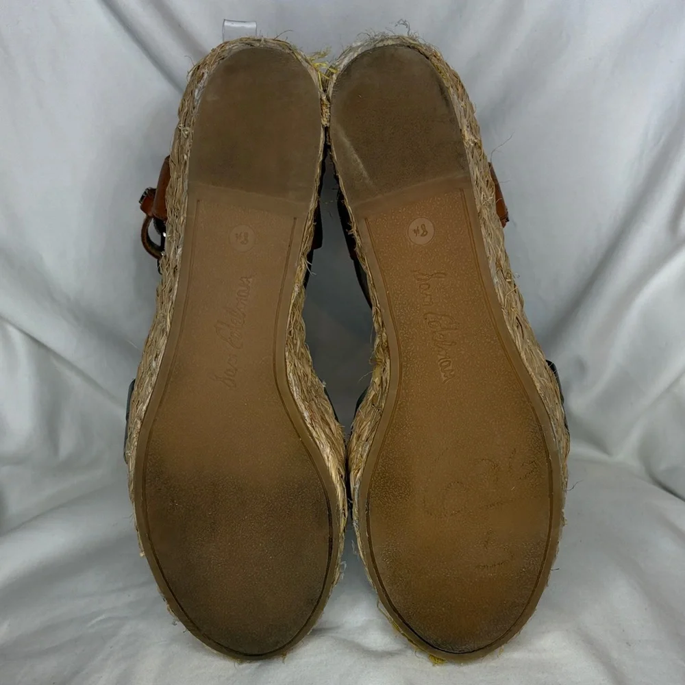 Sam Edelman Darlene Platform Wedge Sandals Size 8.5 - Picture 11 of 14